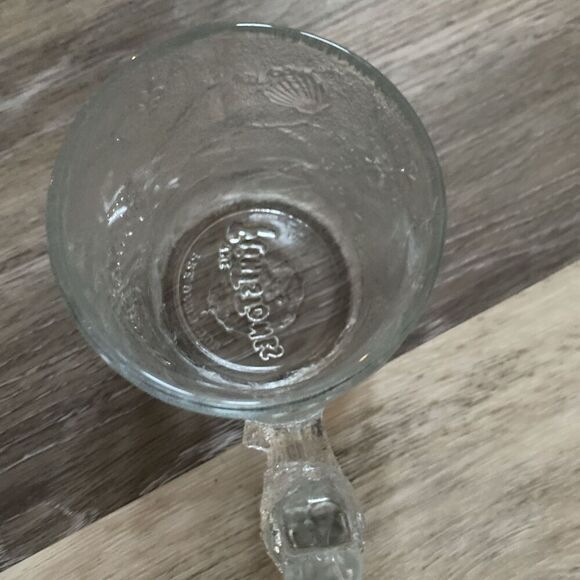 McDonald's Flintstones Mugs 1993 Frosted Glass Cups Set Of 4 Not Complete - Picture 5 of 12